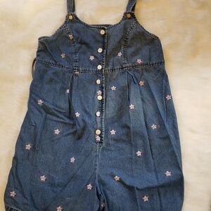 Denim Maternity romper, shorts Motherhood M